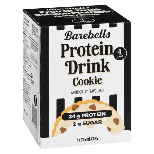 Barebells Protein Drink - Cookie 4/325ml, 1 Each