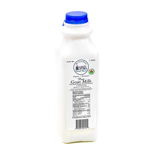 Farm House - Organic Pure Goat Milk 4% m.f. 1l, 1 Each
