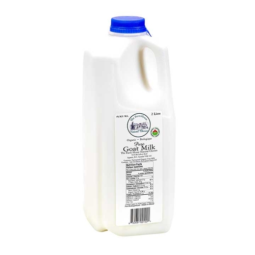 Farm House - Organic Pure Goat Milk 4% m.f. 2l, 1 Each
