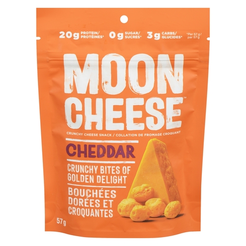 Moon Cheese Crunchy Cheese Snack - Cheddar 57g