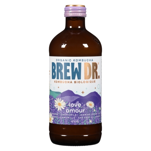 Brew Dr. - Organic Kombucha - Love 414ml, 1 Each