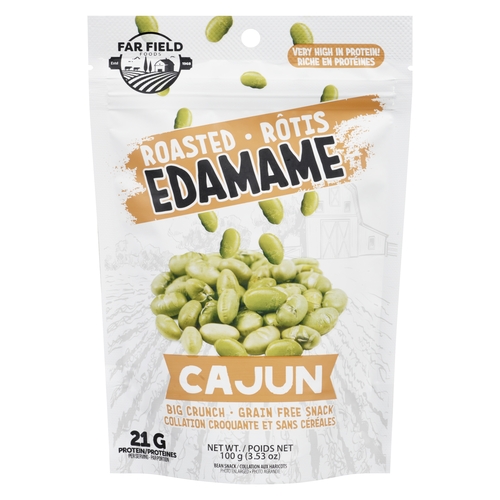 Far Field Foods Roasted Edamame - Cajun 100g, 1 Each