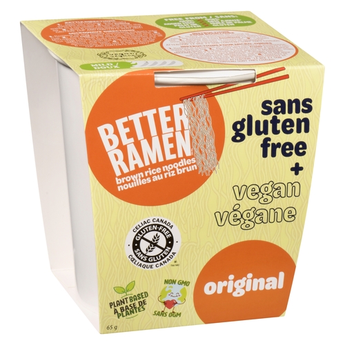 Better Ramen Brown Rice Noodles - Original Mild 65g, 1 Each