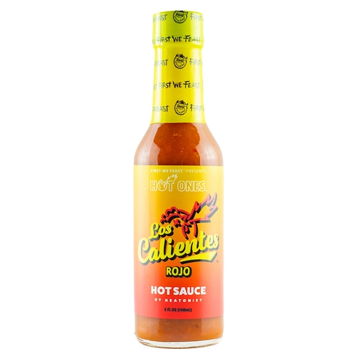 Hot Ones - Hot Sauce - Los Calientes - Rojo 148ml, 1 Each