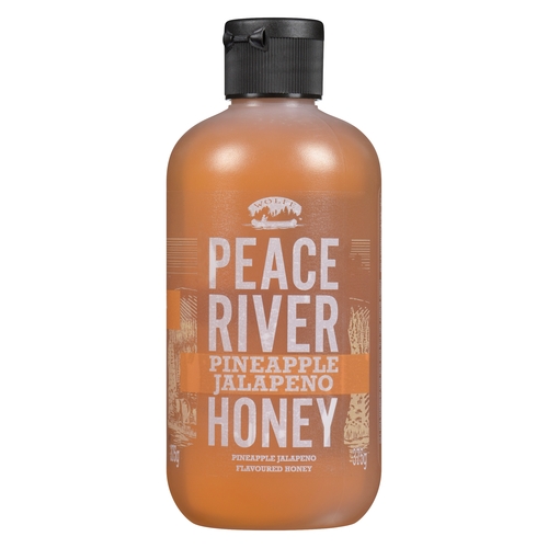 Peace River - Flavoured Honey - Pineapple Jalapeño 375g, 1 Each