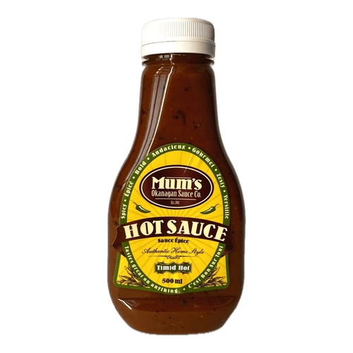 Mum's Okanagan Sauce Co. - Hot Sauce - Timid Hot 500ml