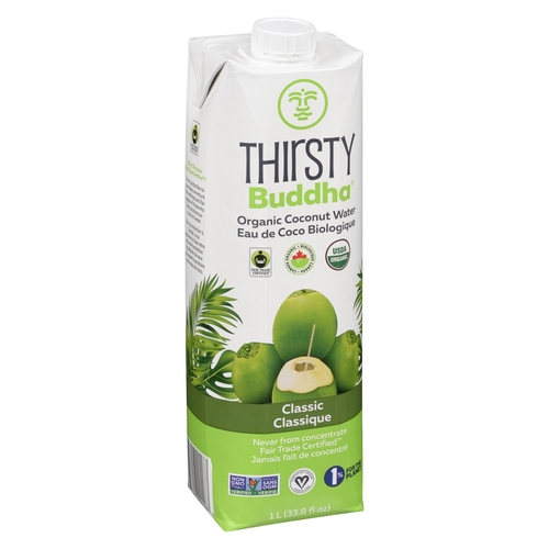 Thirsty Buddha - Organic Coconut Water 1l, 1 Each