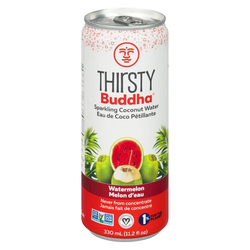 Thirsty Buddha - Sparkling Coconut Water - Watermelon 330ml