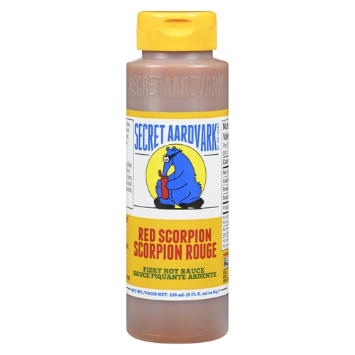 Secret Aardvark - Red Scorpion Fiery Hot Sauce 236ml, 1 Each