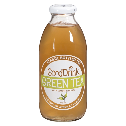 GoodDrink - Classic Bottled Tea - Green Tea with Lemon & Honey 473ml, 1 Each