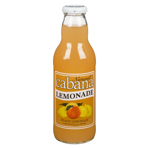 Cabana Natural Lemonade - Peach 591ml, 1 Each