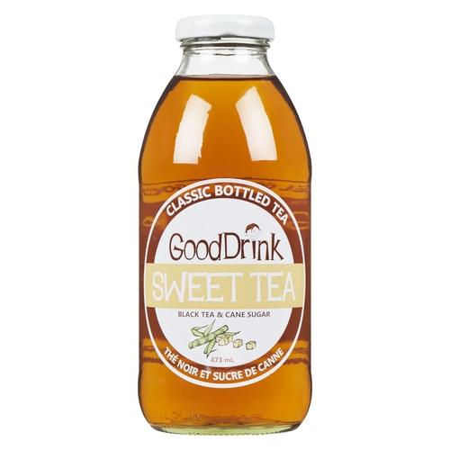 GoodDrink - Classic Bottled Sweet Tea - Black Tea & Cane Sugar 473ml, 1 Each