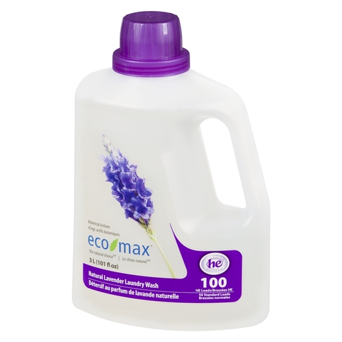 Eco Max - Natural Lavender Laundry Wash - 100 Loads 3l