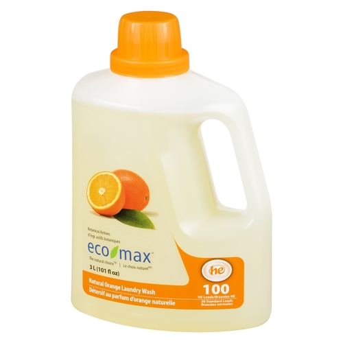 Eco Max - Natural Orange Laundry Wash 100 Loads 3l, 1 Each