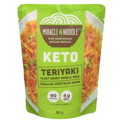 Miracle Noodle - Plant Based Noodle Meal - Keto Teriyaki 261g, 1 Each