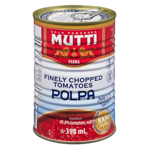 Mutti - Finely Chopped Tomatoes - Polpa 398ml, 1 Each