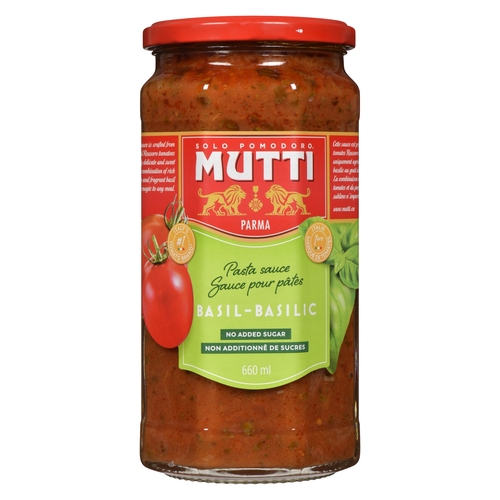 Mutti - Pasta Sauce - Basil 660ml