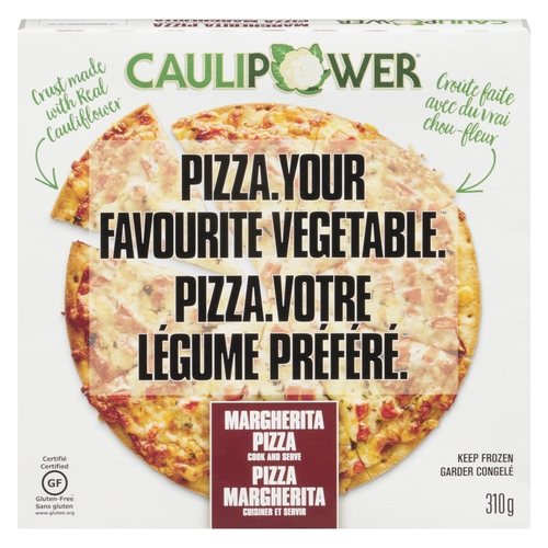 Caulipower - Frozen Pizza - Margherita 310g, 1 Each