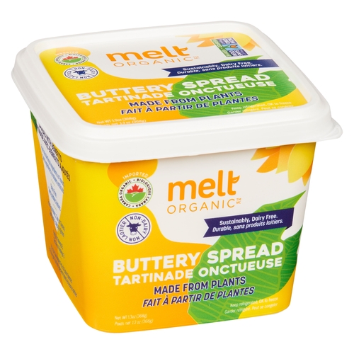 Melt Organic - Buttery Spread Made From Plants 368g, 1 Each