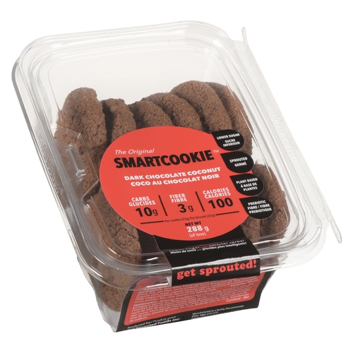 Get Sprouted! - The Original SmartCookie - Dark Chocolate Coconut 12/24.03g, 1 Each
