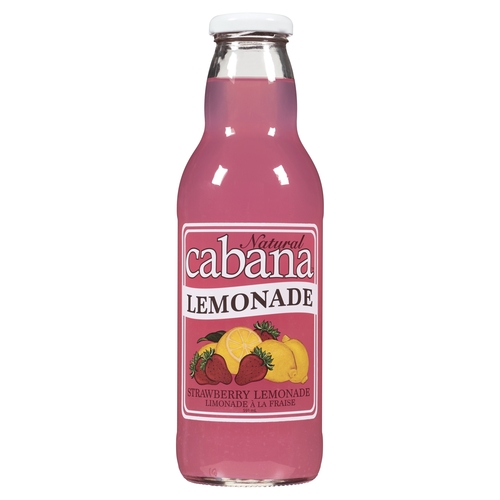 Cabana Natural Lemonade - Strawberry 591ml, 1 Each