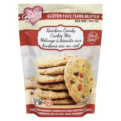 XO Baking Co. - Small Batch Rainbow Candy Cookie Mix - Gluten Free 227g, 1 Each