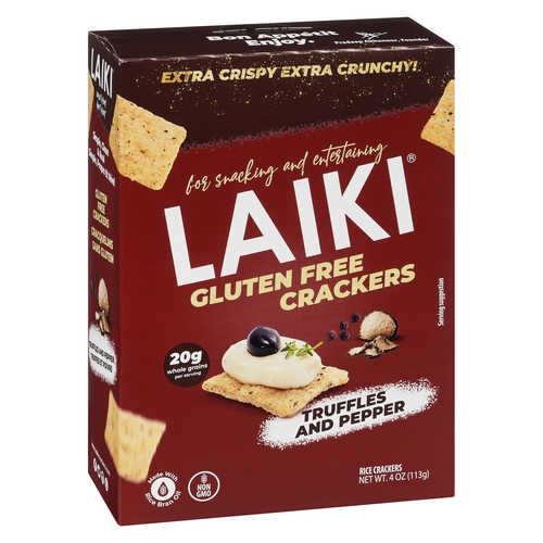 Laiki - Rice Crackers - Truffles and Pepper 113g