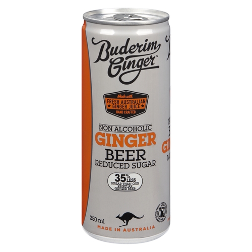 Buderim - Ginger Beer - Reduced Sugar 250ml, 1 Each