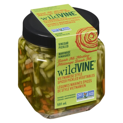 WildVINE - Vietnamese Style Spiced Pickled Vegetables Banh Mi Medley 591ml, 1 Each