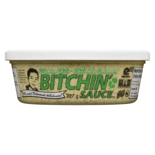 Bitchin' Sauce - Almond Dip - Cilantro Chili 227g, 1 Each