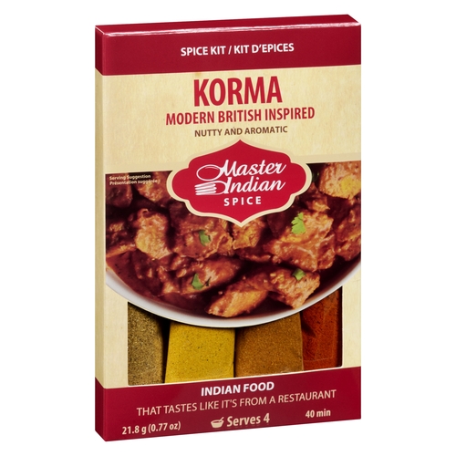 Master Indian Spice Kit - Korma 21g, 1 Each