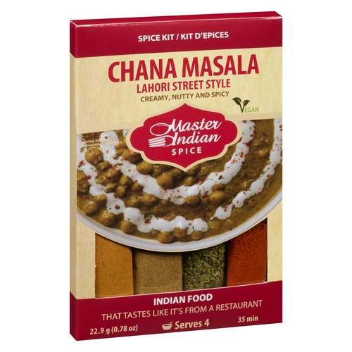 Master Indian Spice Kit - Chana Masala 22g, 1 Each