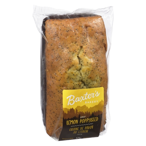 Baxter's Bakery - Loaf - Lemon Poppyseed 575g, 1 Each