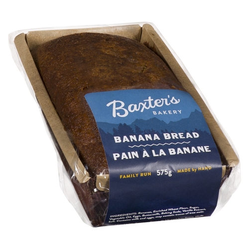 Baxter's Bakery - Banana Bread 575g, 1 Each