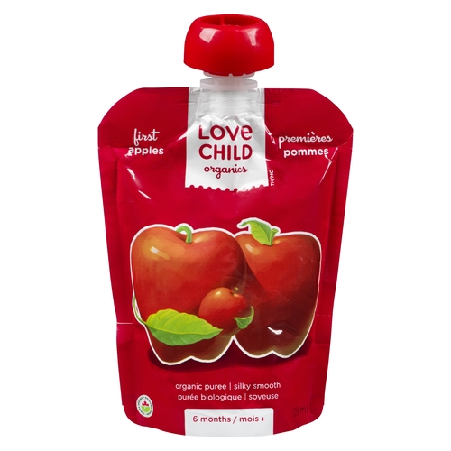 Love Child Organics - Puree - First Apples 128ml, 1 Each