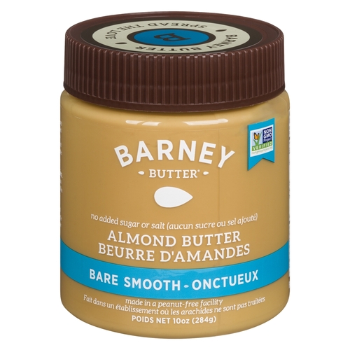 Barney Butter - Almond Butter - Bare Smooth - No Added Sugar or salt 284g, 1 Each