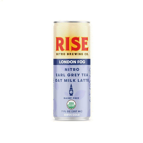 Rise Brewing Co. - Nitro Earl Grey Tea Oat Milk Latte - London Fog 207ml, 1 Each