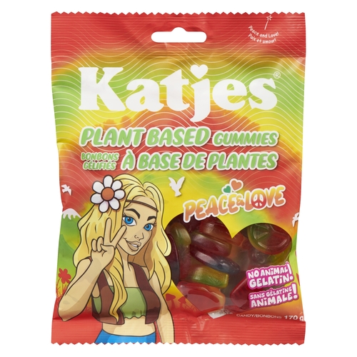 Katjes - Wonder-Land Plant Based Gummies - Peace & Love 170g