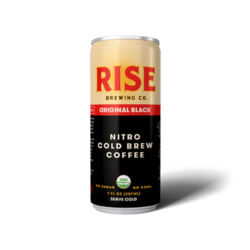 Rise Brewing Co. - Nitro Cold Brew Coffee - Original Black 207ml, 1 Each