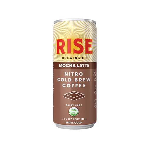 Rise Brewing Co. - Nitro Cold Brew Coffee - Mocha Latte 207ml, 1 Each