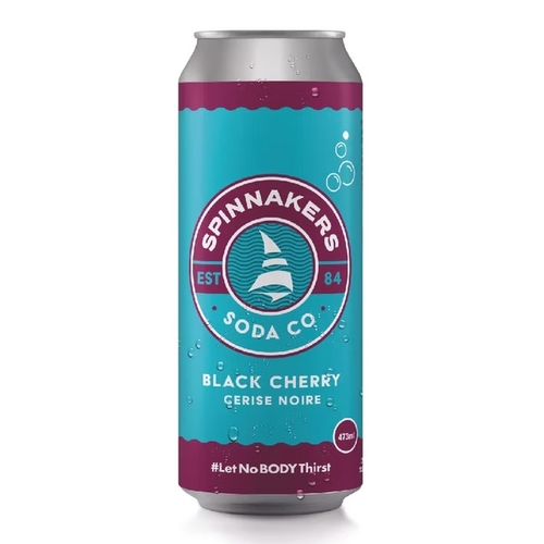 Spinnakers Soda Co - Black Cherry 473ml, 1 Each
