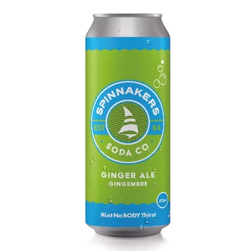 Spinnakers Soda Co - Ginger Ale 473ml, 1 Each