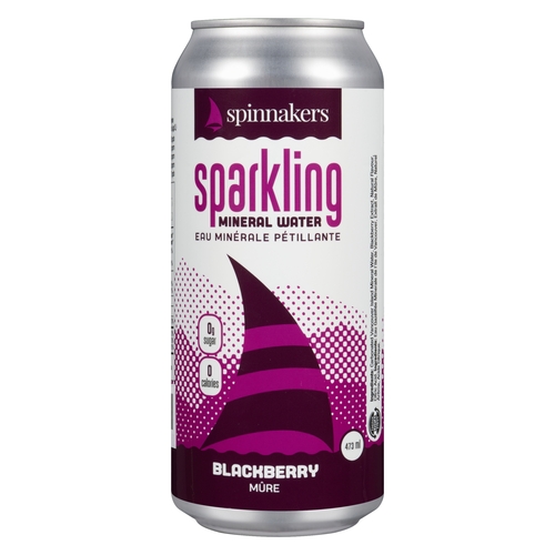 Spinnakers - Sparkling Mineral Water - Blackberry 473ml, 1 Each