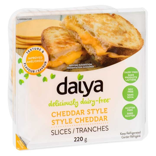 Daiya - Dairy-Free Slices - Cheddar Style 220g, 1 Each