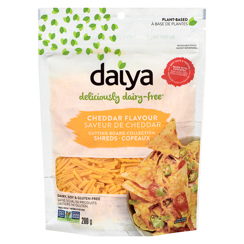 Daiya - Dairy-Free Cutting Board Collection Shreds - Cheddar Style 200g, 1 Each