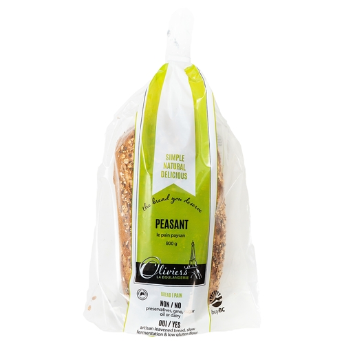 Olivier's Breads - Peasant Bread 800g