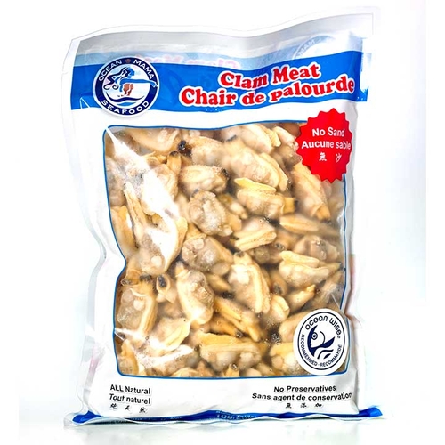 Ocean Mama Seafood - Ready to Eat Clam Meat Cooked 340g, 1 Each