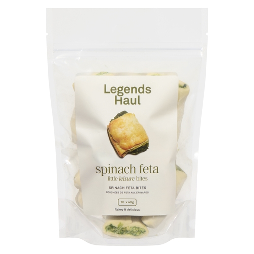 Legends Haul - Little Leisure Bites - Spinach Feta 400g, 1 Each