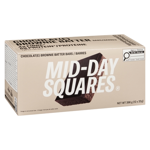 Mid-Day Squares - Functional Chocolate Bar - Fudge Yah 12/33g