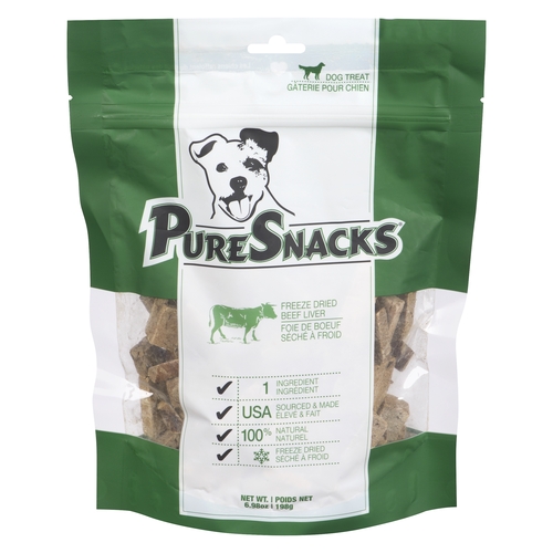 Pure Snacks - Dog Treat - Freeze Dried Beef Liver 198g